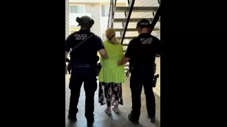 A female suspect was taken into custody for causing the death of a person who received illegal silicone butt injections.