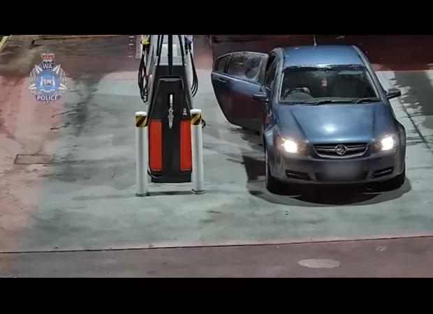 Police have arrested a man who allegedly stole a car with a woman and child still inside.