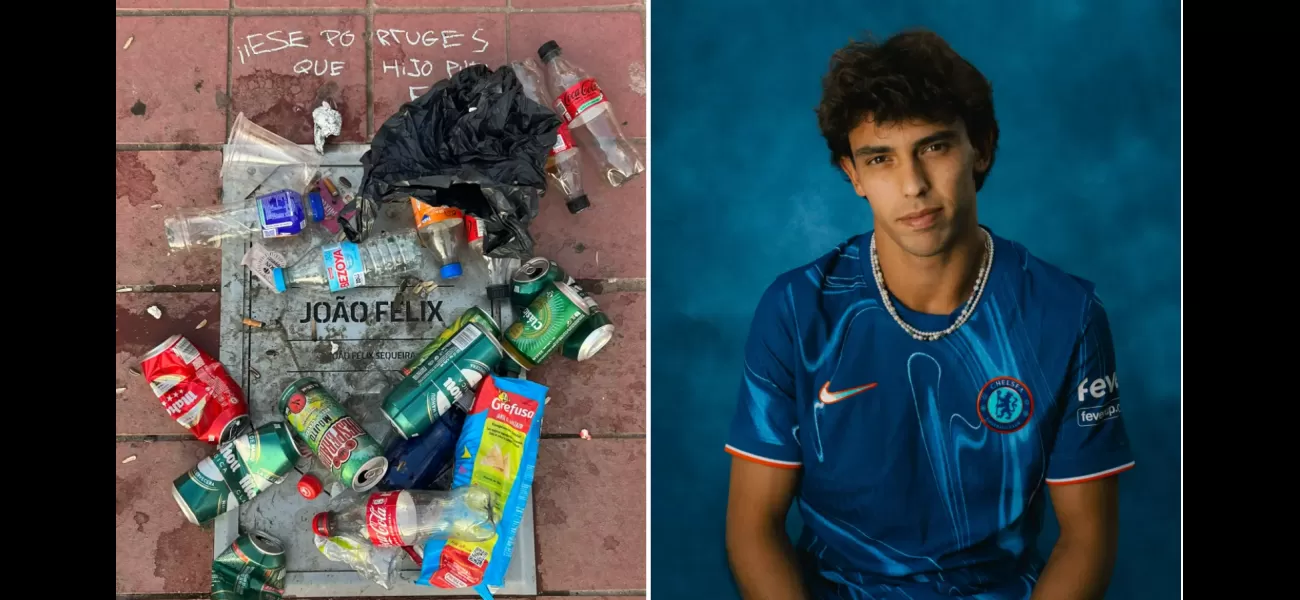 Atletico Madrid fans vandalize Joao Felix's plaque after his move to Chelsea: 'Stay away, traitor!'