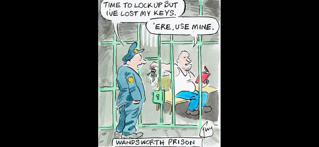 Guy Venables draws the cartoon for the Metro newspaper every day.