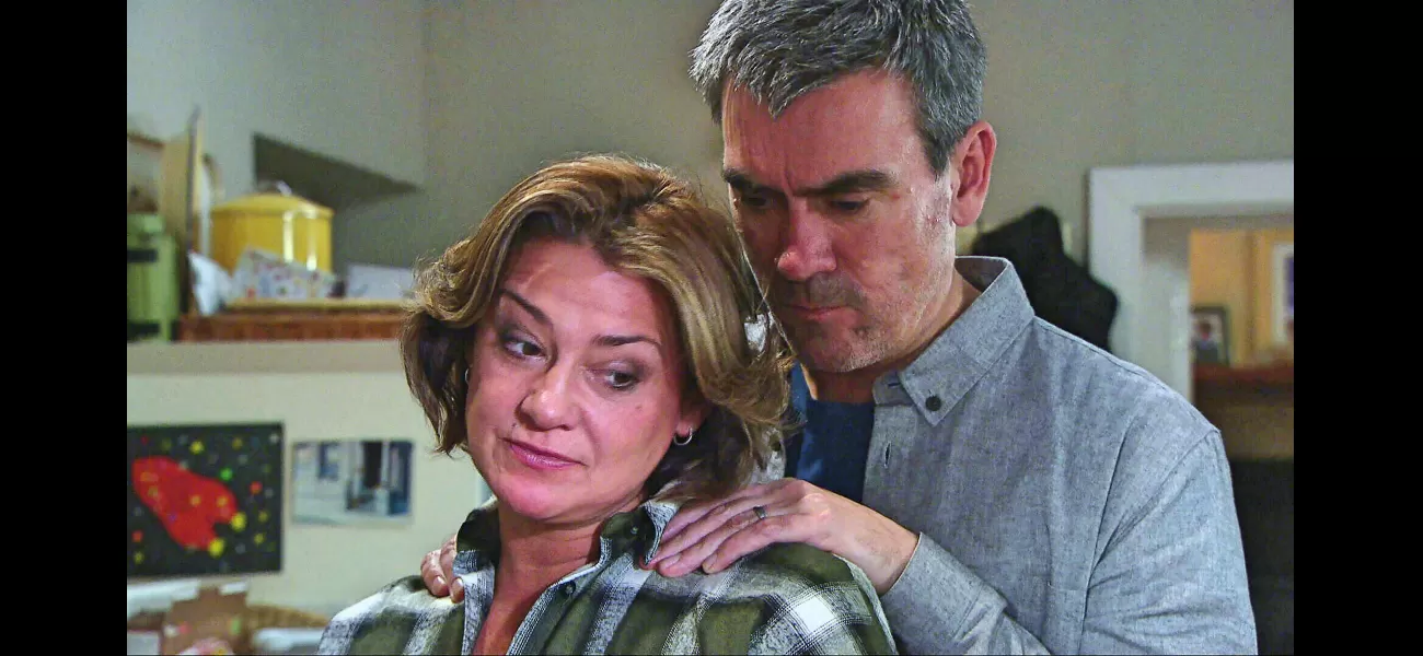 Cain opens up about Moira's worries as she leaves Emmerdale.