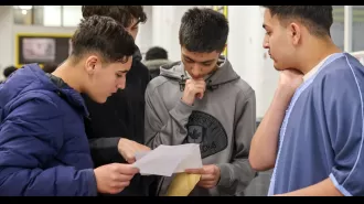 GCSE pass rates decreasing for third consecutive year in the UK.