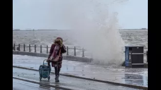 Lilian storm brings danger with strong winds, power outages, and travel problems.