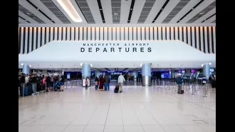 Man in Manchester Airport tasered after assaulting three police officers.