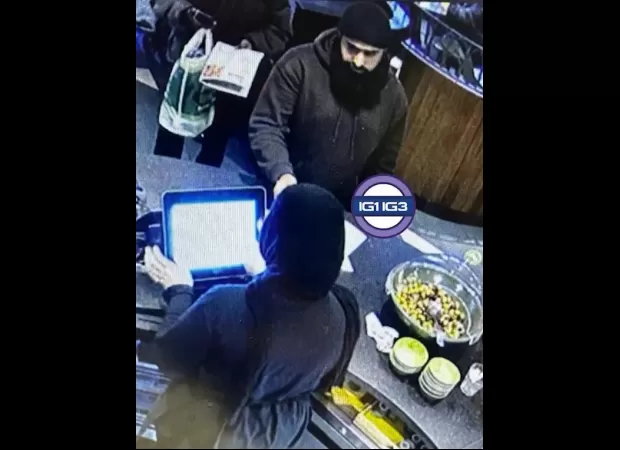 A Nando's waitress was hit with a plate by a man when she brought his food to the table.