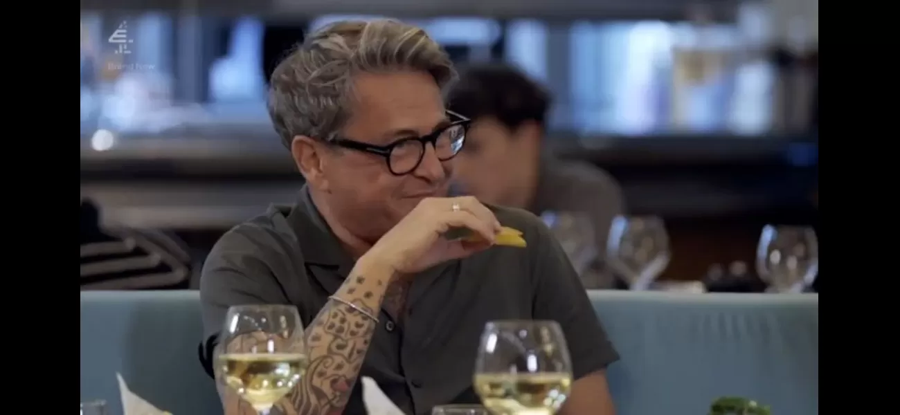 TV personality embarrassed date by constantly discussing his genitals.