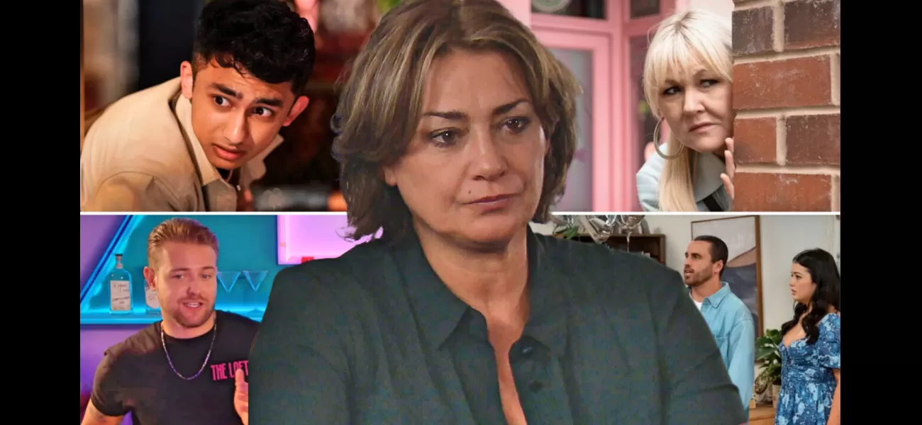 Upcoming plot twists and exits revealed in 25 new soap spoilers, including a confirmation of a twist for Emmerdale's Moira and a departure for a Coronation Street legend.