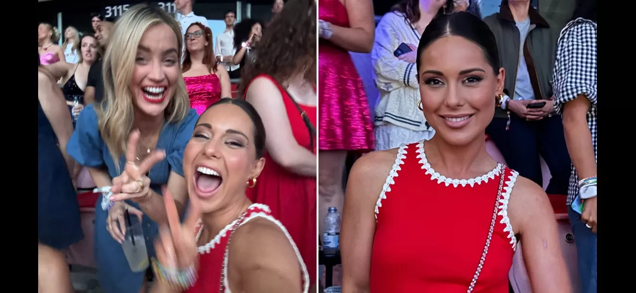Louise Thompson received support from fans of Taylor Swift following harsh criticism from Swift's fans.