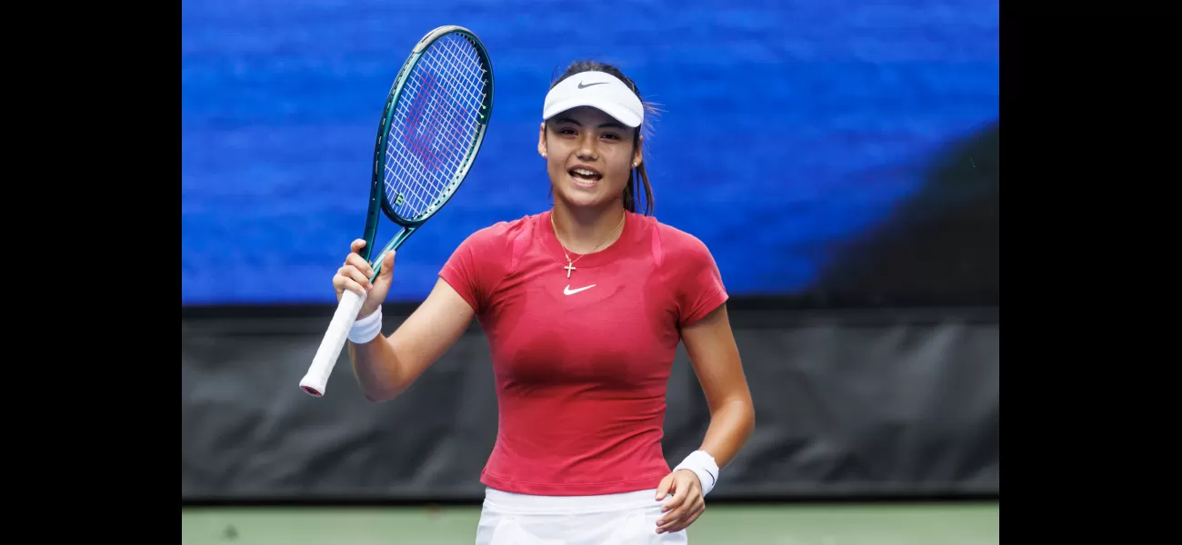 Emma Raducanu, a British tennis player, cautions her opponents in the US Open that she is not afraid to be aggressive on the court.