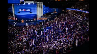 Maggots at DNC hotel breakfast make guest sick.