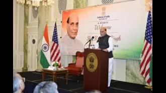 India's Defence Minister praises the increasing relationship between India and the US.