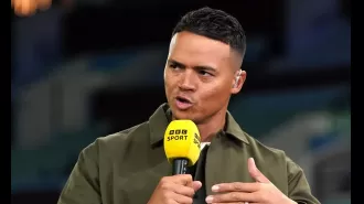 Jermaine Jenas reacts live on TalkSport after being fired by BBC.