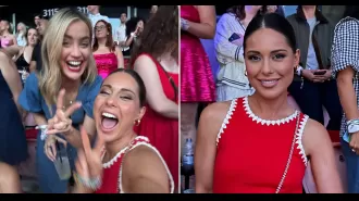 Louise Thompson received support from fans of Taylor Swift following harsh criticism from Swift's fans.