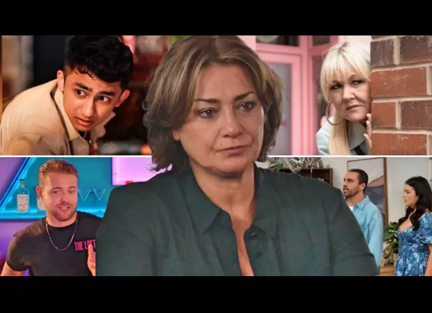 Upcoming plot twists and exits revealed in 25 new soap spoilers, including a confirmation of a twist for Emmerdale's Moira and a departure for a Coronation Street legend.