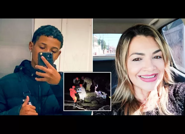 16-year-old boy tragically dies while attempting to rescue his aunt who fell from a waterfall while taking a selfie.