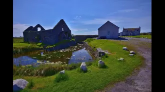18th-century water wheel hostel in Tiree on market for £550k.