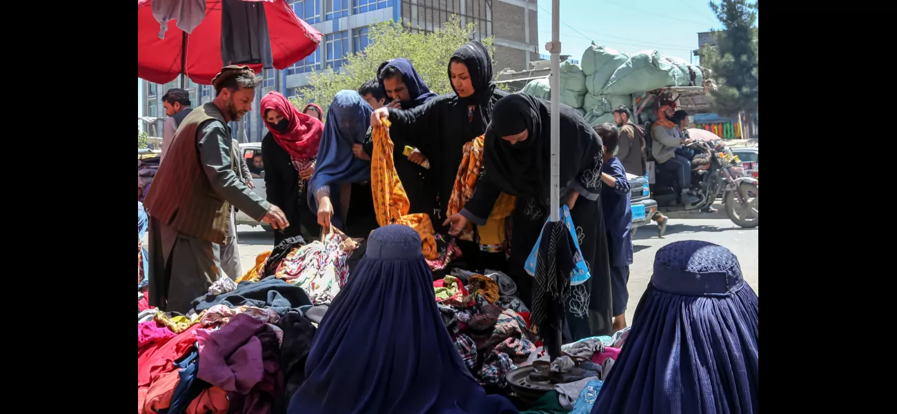The Taliban prohibits women from singing.