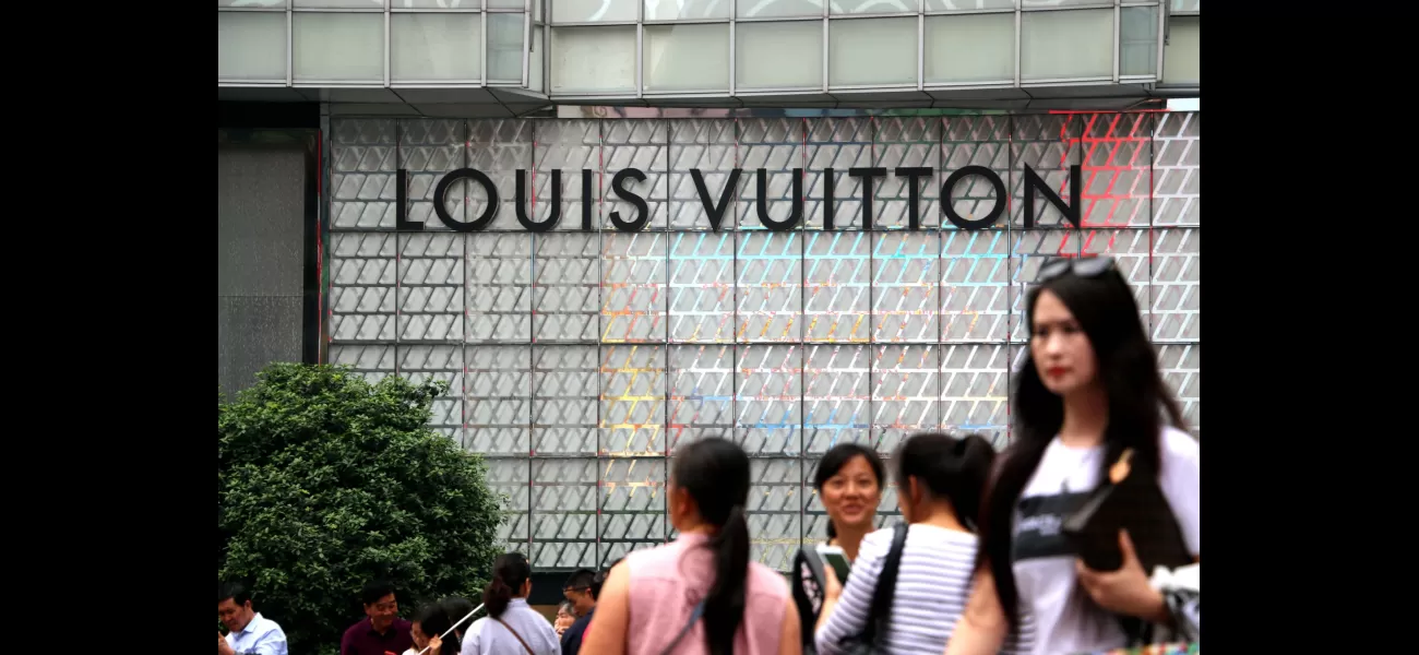 A customer had Louis Vuitton employees count £73,000 in cash, then abruptly left.