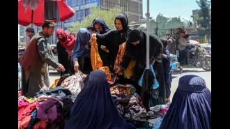 The Taliban prohibits women from singing.