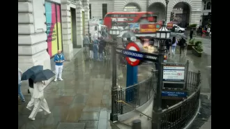 The Met Office warns that heavy rain of up to 70mm will hit certain areas of the UK.