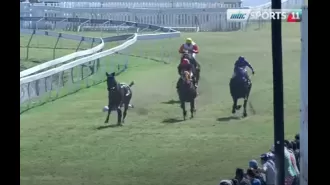 Jockey receives five-year ban for strange incident during race's final stretch.