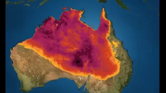 Heatwave in winter with temps reaching 39 degrees and alert for possible storms.