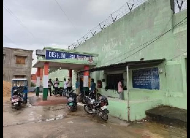 Illegal items confiscated in Bolangir District Jail during police operation.