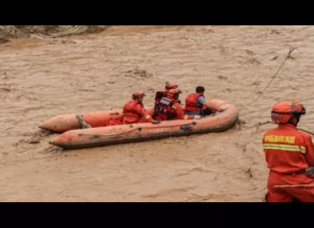Extreme rainfall in China leaves death toll at 11 and 14 people still unaccounted for.