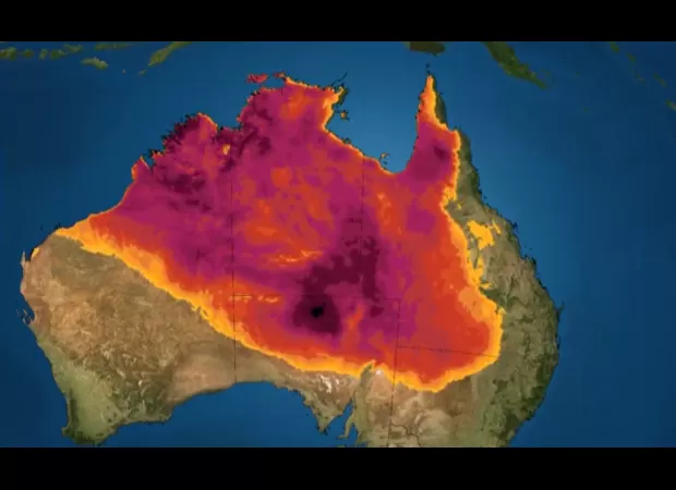 Heatwave in winter with temps reaching 39 degrees and alert for possible storms.