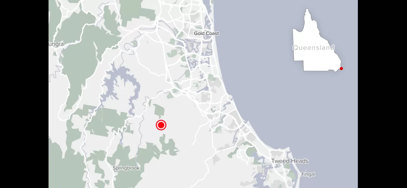 A man has died and four others were hurt after a car rolled over in the Gold Coast Hinterland.