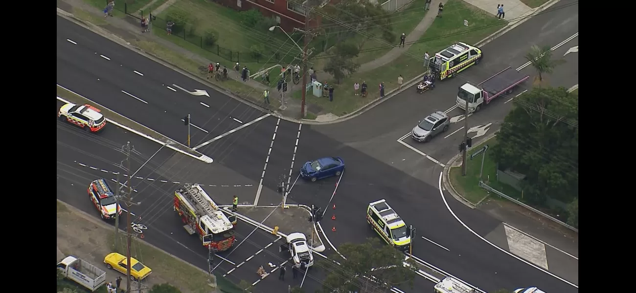 Authorities react to large event in southern part of Sydney, Australia.