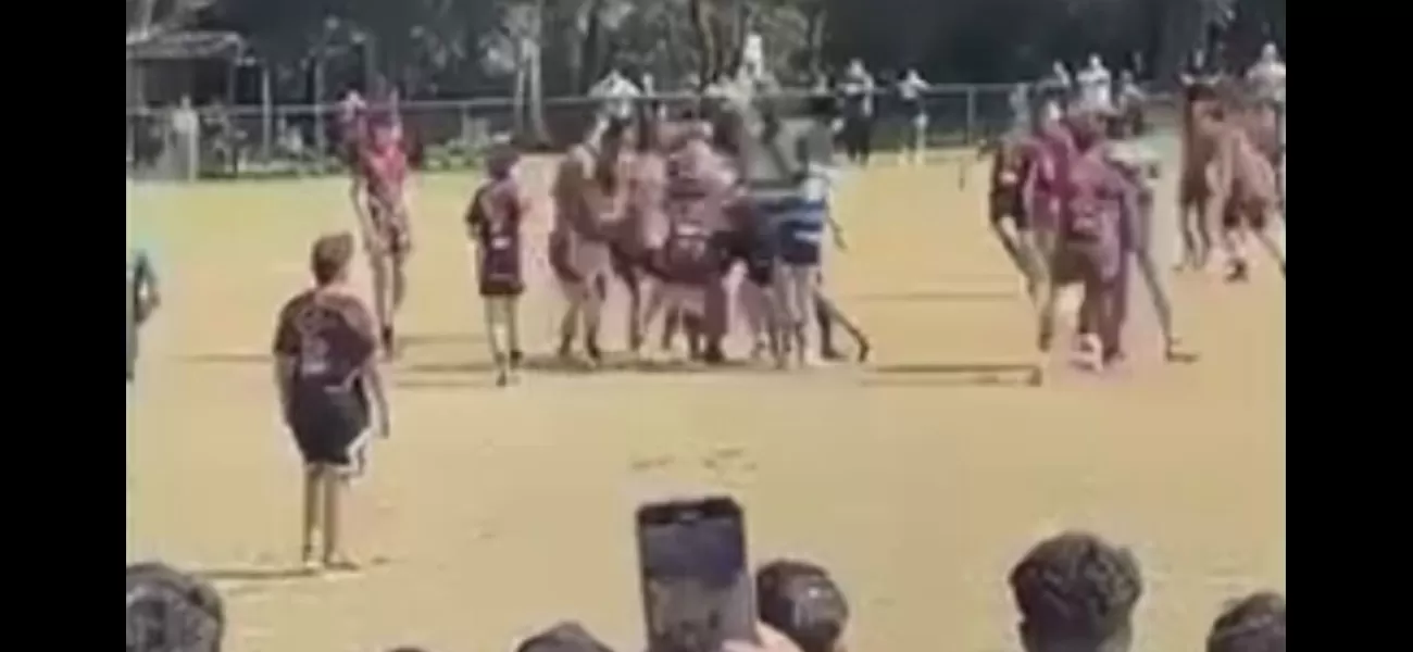 Cops summoned to fight at youth football game in Sydney.