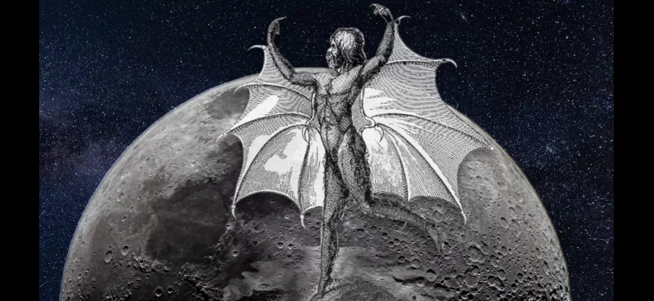 Creatures like man-bats, unicorns, and mini zebras were reportedly found on the moon.
