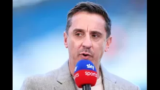 Former Man Utd player Gary Neville blames a player and the team's coach for a goal scored by Brighton, following a mistake by Erik ten Hag.