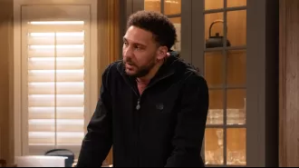 Billy falsely accused of crime in soap Emmerdale due to another person's actions leading to disorder.
