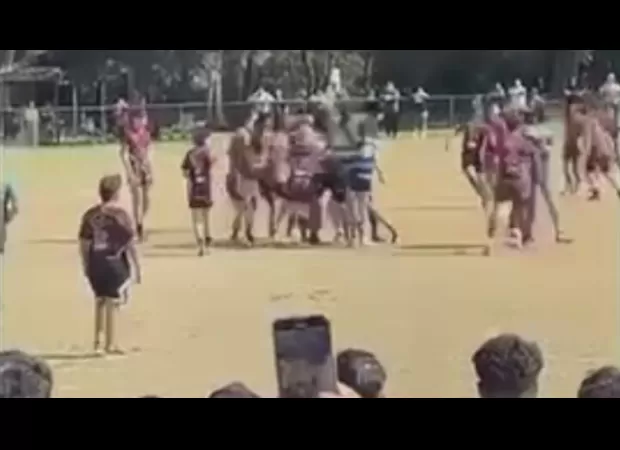 Cops summoned to fight at youth football game in Sydney.