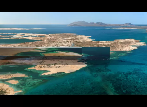 Amazing pictures show a 75-mile canyon planned for an £800 billion futuristic city.