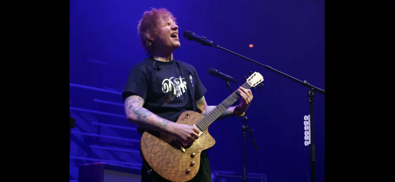 Ed Sheeran surprises Romanian fans with unexpected appearance by popular actor from Hollywood.