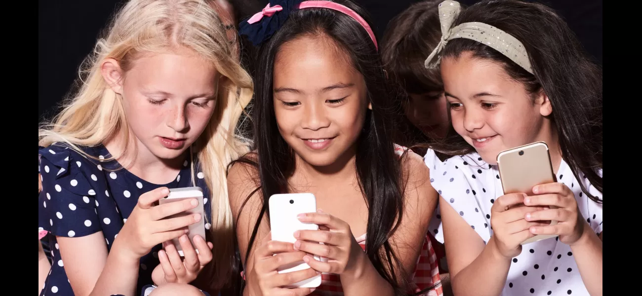 The company urges parents to be cautious when giving smartphones to children.