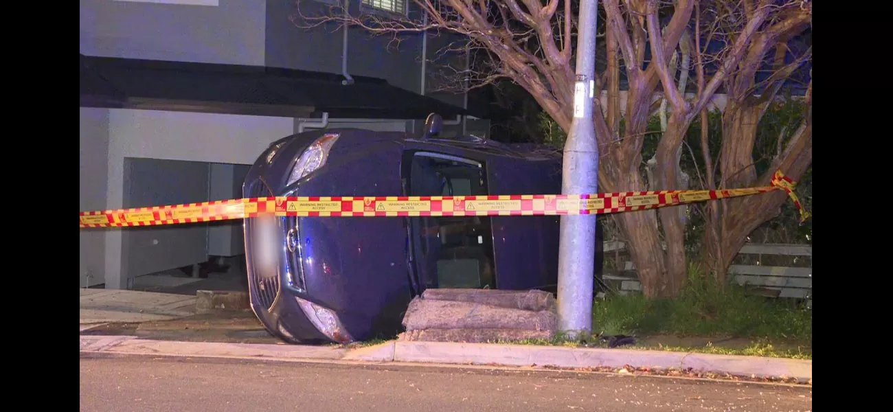 Sydney resident accused of driving under the influence and causing multiple car accidents before crashing into a home.
