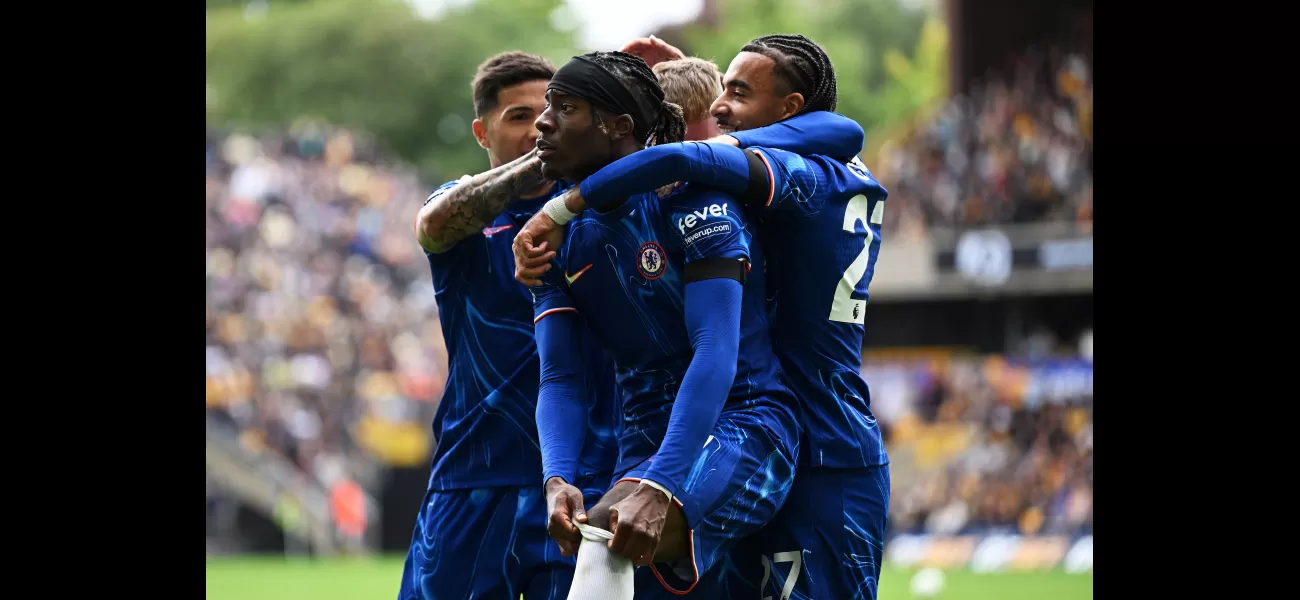 Chelsea's Noni Madueke and Cole Palmer were in top form as they helped their team secure a dominant victory over Wolves.