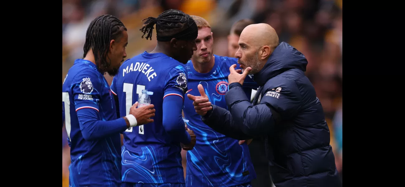 Enzo Maresca didn't like something about Noni Madueke's performance against Wolves.