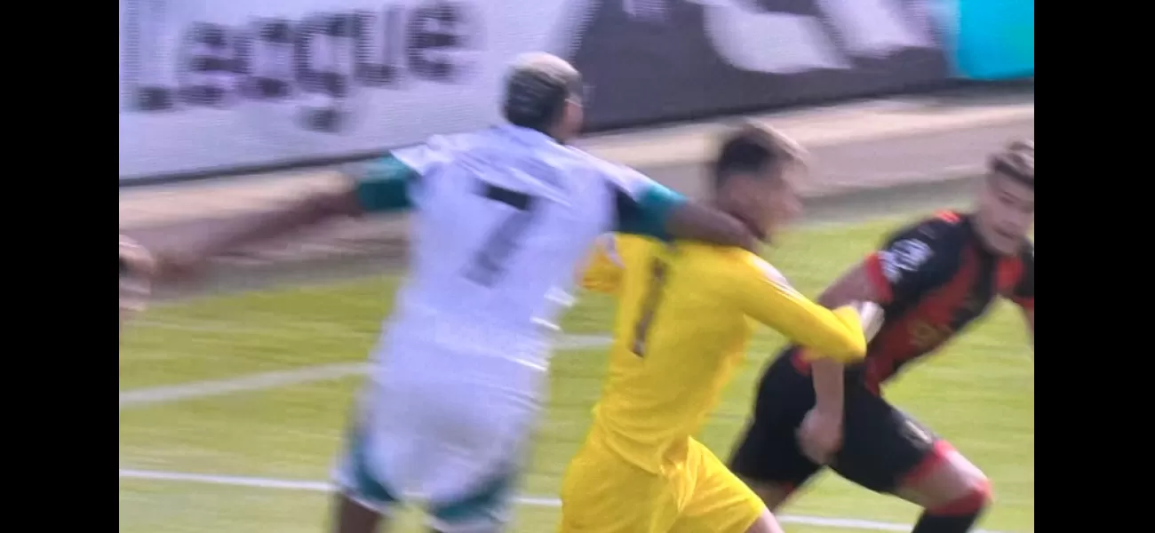 Eddie Howe comments on Joelinton's lucky escape from a red card in match against Bournemouth.