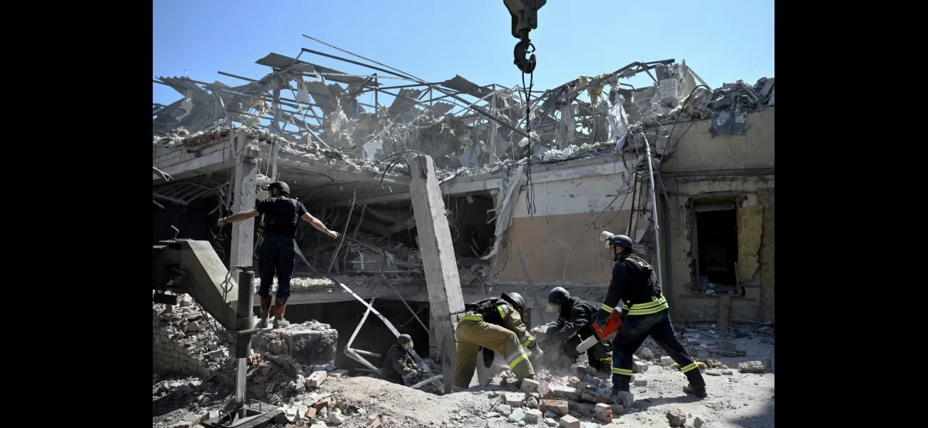 A British man was killed when a Russian missile hit his hotel in Ukraine.