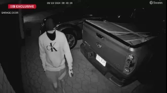 Teen robbers target house near mom's murder scene.