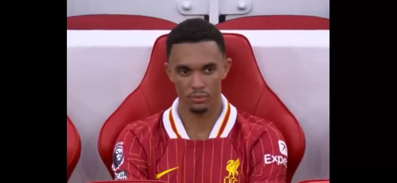 Arne Slot responds to Trent Alexander-Arnold's apparent frustration while sitting on the bench for Liverpool.