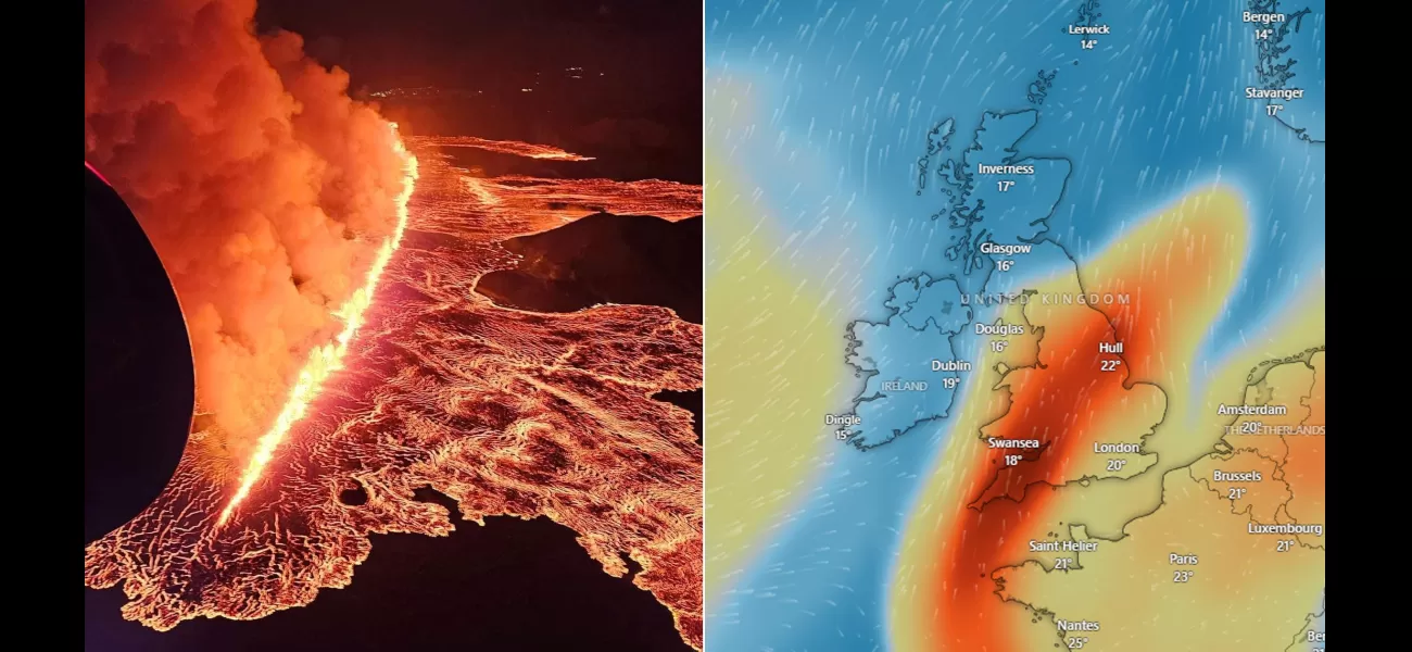 Hazardous gas cloud to make second appearance in UK within hours.