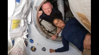 After eight days in space, astronauts will return home next year.