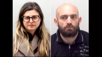 Police are searching for a couple accused of repeatedly dining and dashing and then evading arrest.