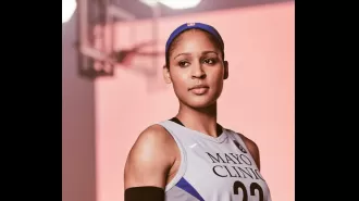 WNBA player Maya Moore honored for her athletic achievements and activism as her jersey is retired in a touching ceremony.